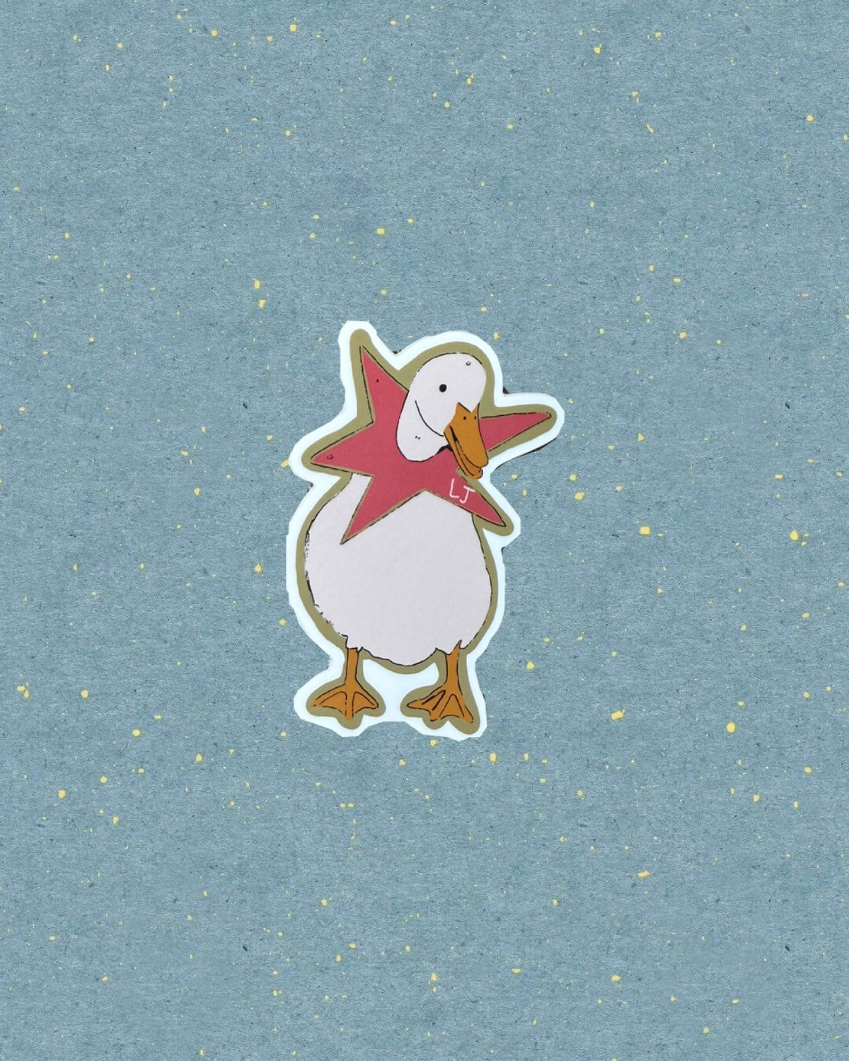 LJ Logo Duck Sticker